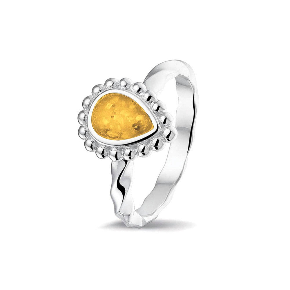 See You Druppelring voor as met gedraaide band in goud – RG-031 – afbeelding 56