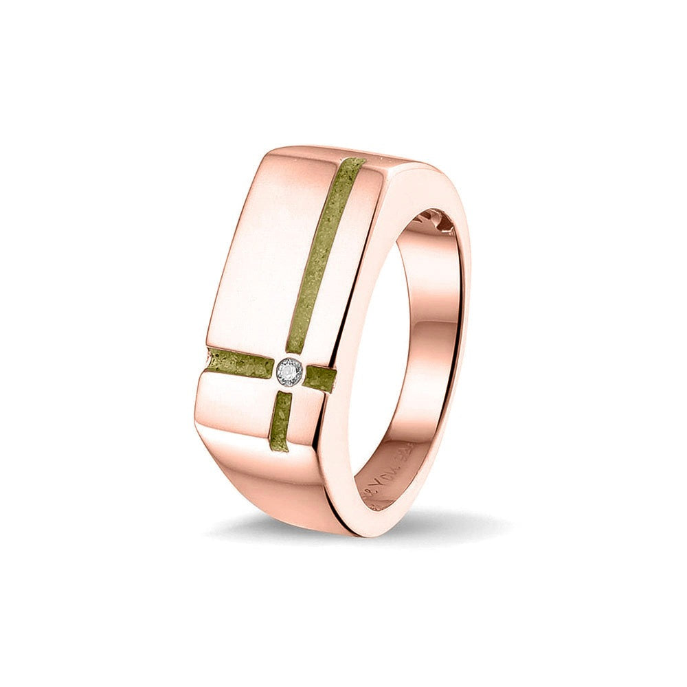 See You Gouden herenring met kruis en zirkonia – RG-039 – afbeelding 42