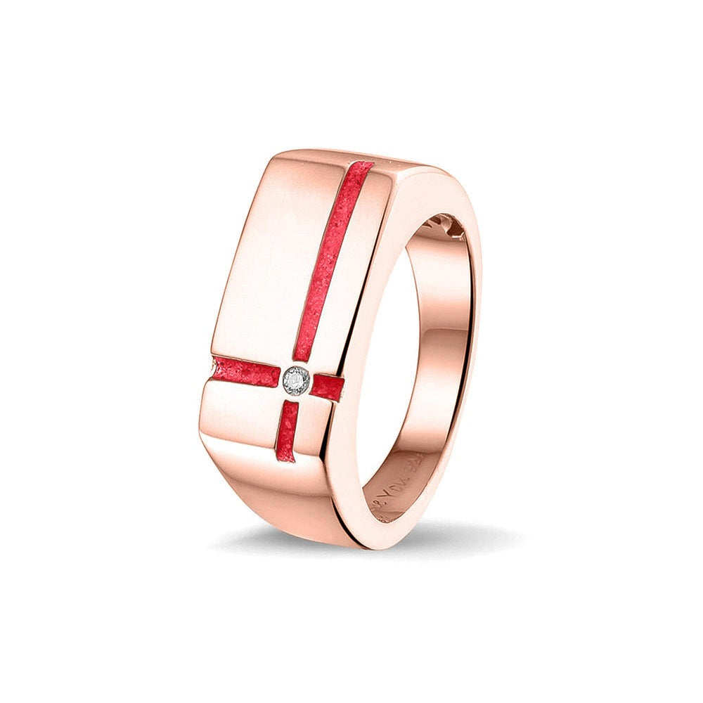 See You Gouden herenring met kruis en zirkonia – RG-039 – afbeelding 33