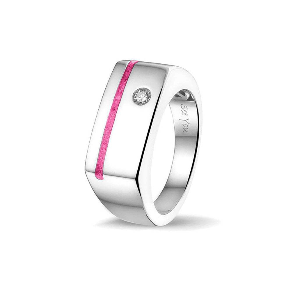 See You Ring met smalle asstreep in goud – RG-040 – afbeelding 58