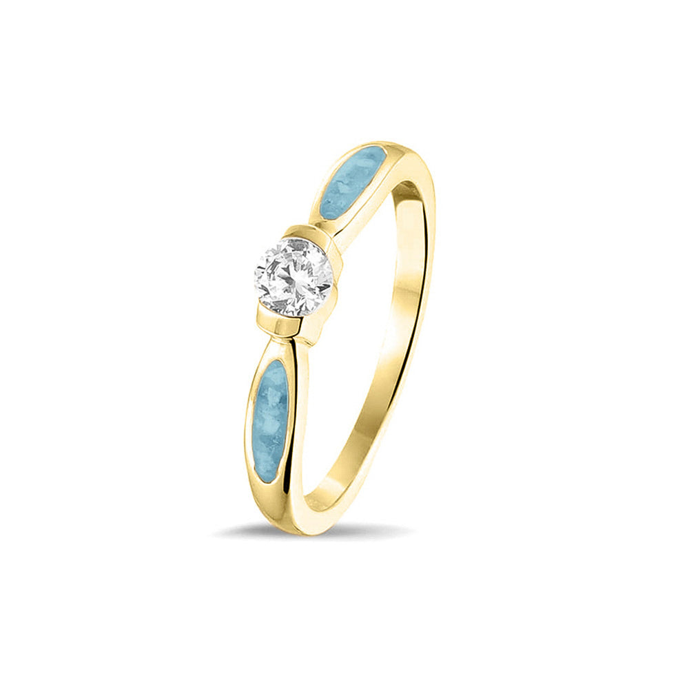 See You Solitair ring with two compartments - RG043-EU50