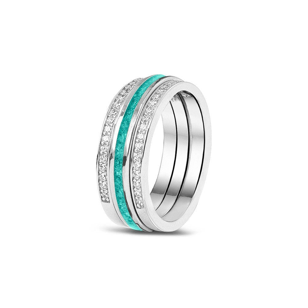 See You Gouden infinity asring met stenen aanschuifringen – RG-046 SS – afbeelding 64