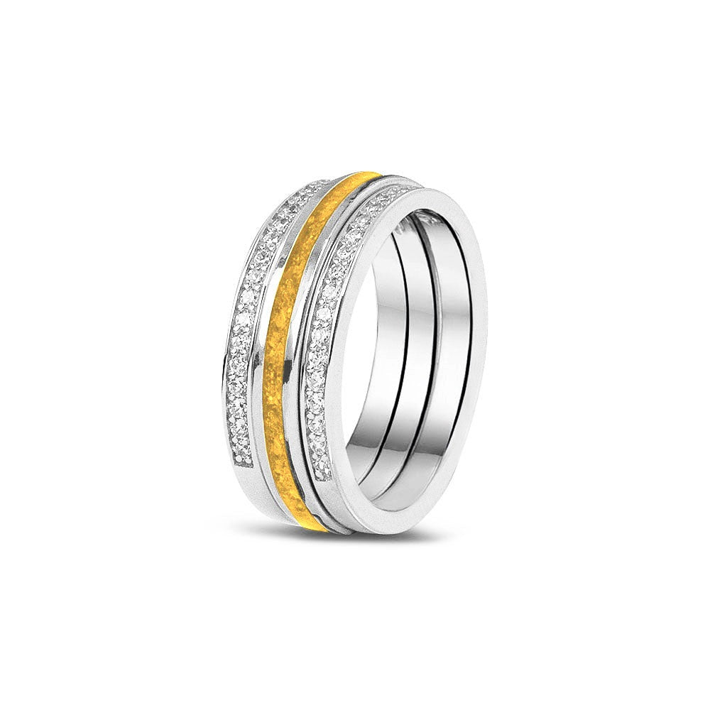 See You Gouden infinity asring met stenen aanschuifringen – RG-046 SS – afbeelding 56