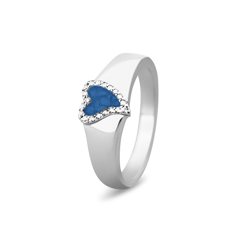 See You Zilveren hartring met zirkonia voor as – RG-005 – afbeelding 24