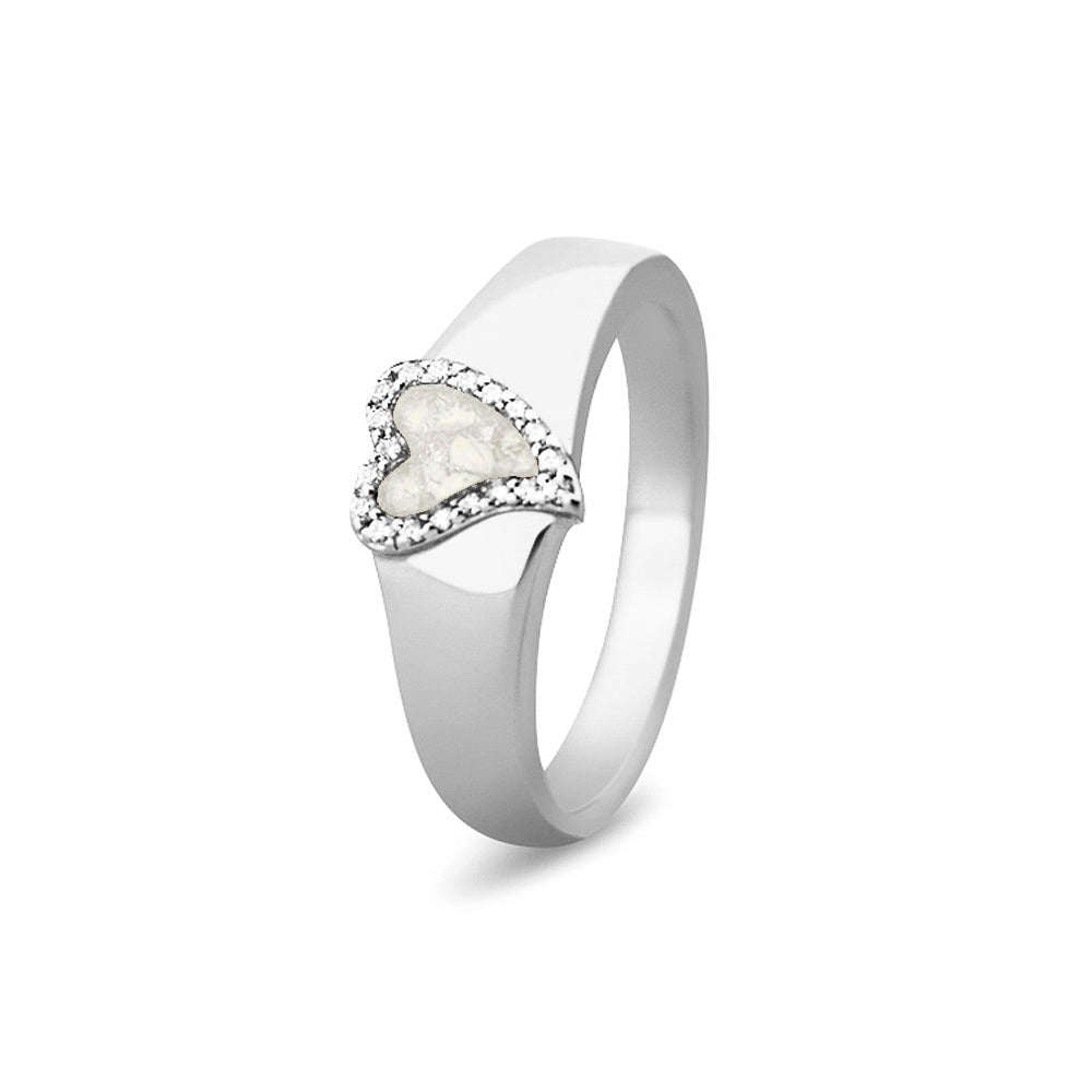 See You Gouden hartring met stenen voor as – RG-005 – afbeelding 50