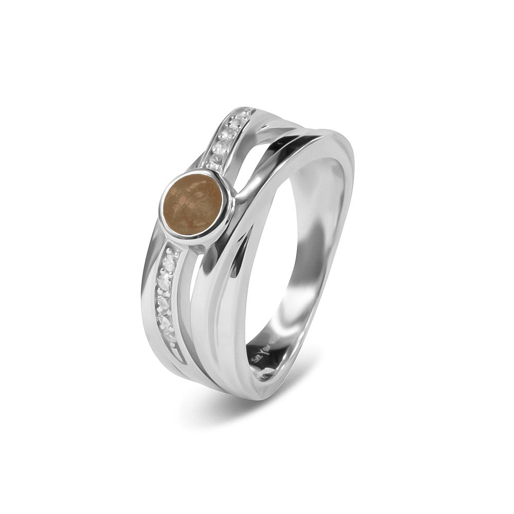 See You Cross-over ring voor as met zirkonia, zilver – RG-007 – afbeelding 24
