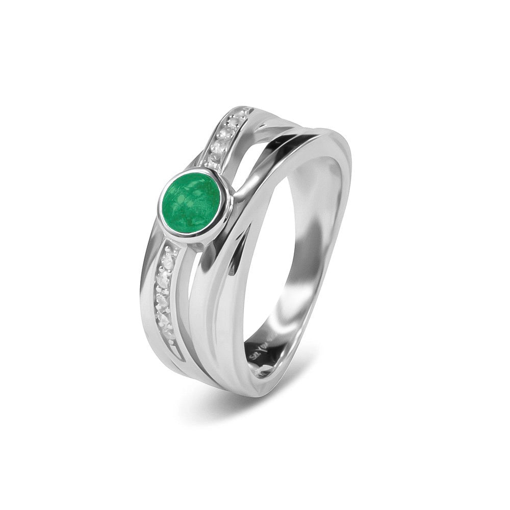 See You Cross-over ring voor as met steen in goud – RG-007 – afbeelding 55