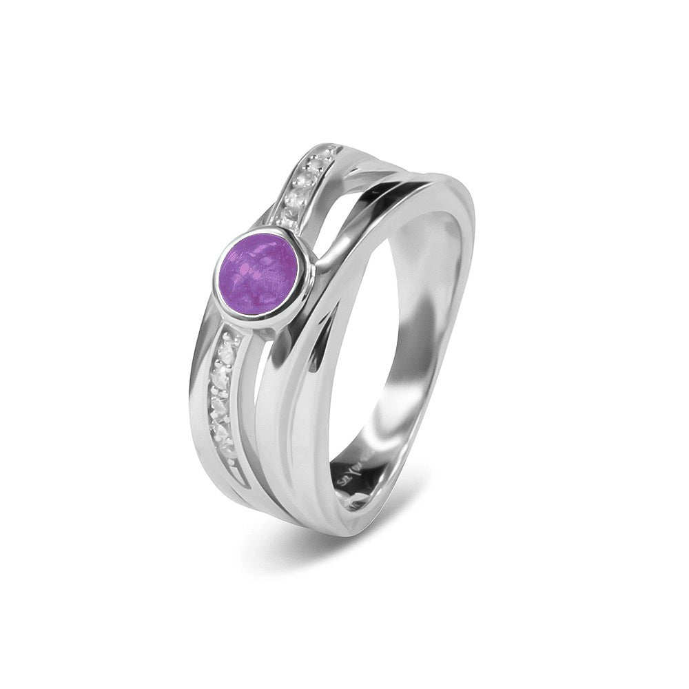 See You Cross-over ring voor as met steen in goud – RG-007 – afbeelding 57