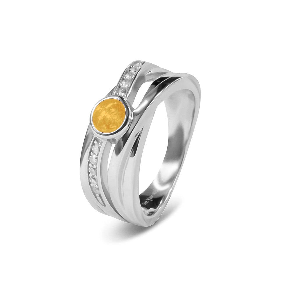 See You Cross-over ring voor as met steen in goud – RG-007 – afbeelding 68