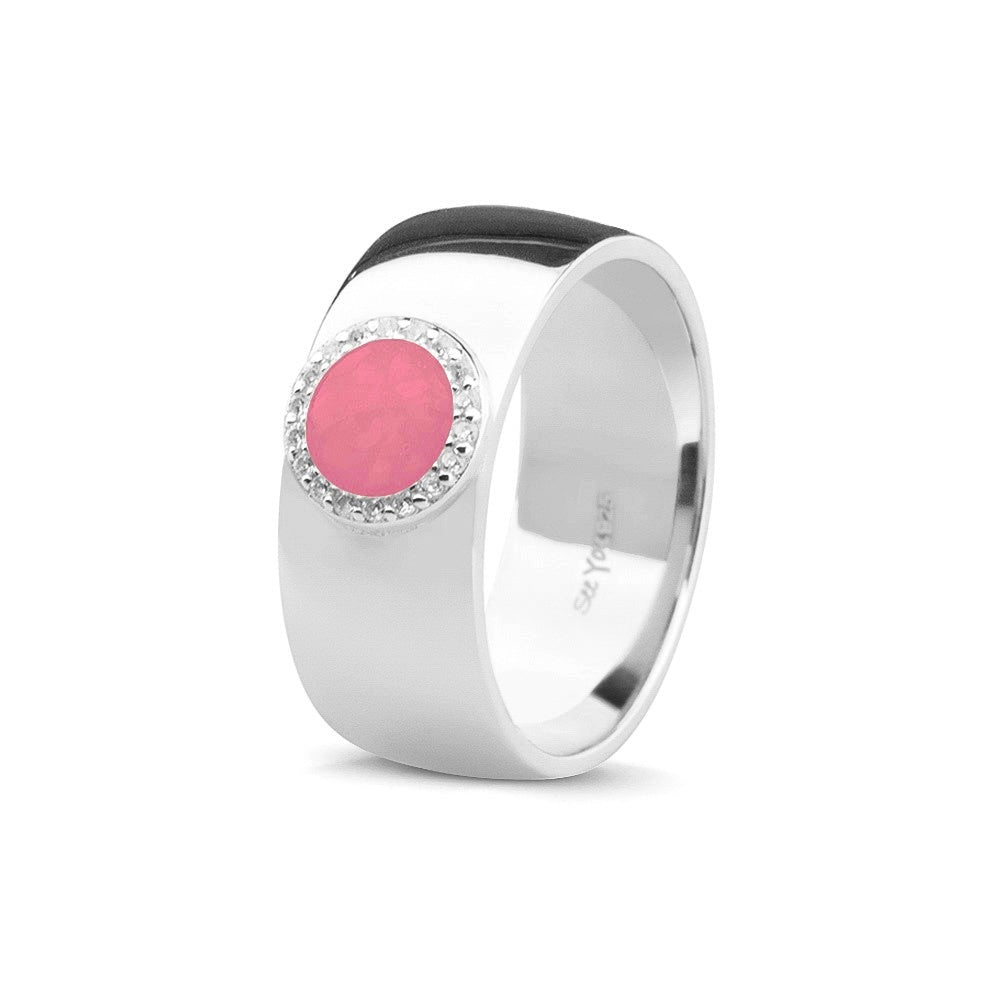 See You Gepolijste brede asring in goud – RG-008 – afbeelding 53