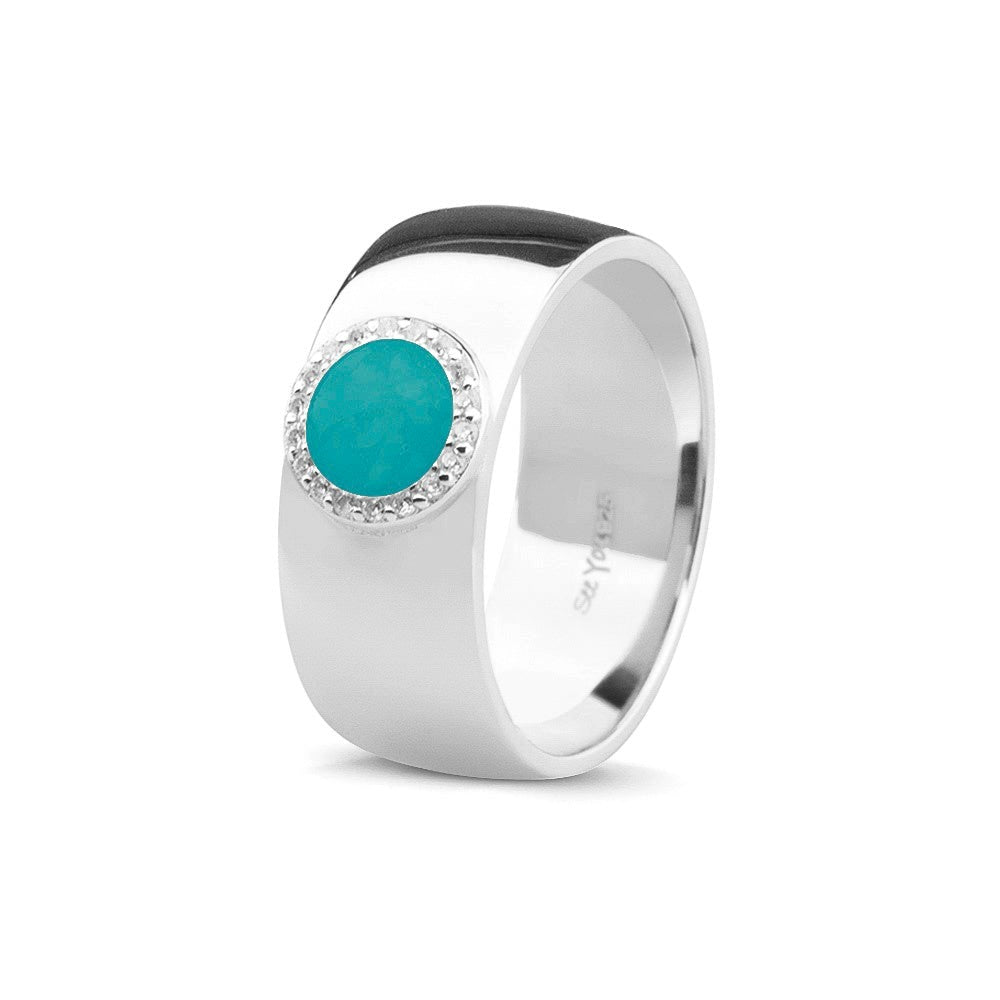 See You Gepolijste brede asring in goud – RG-008 – afbeelding 68