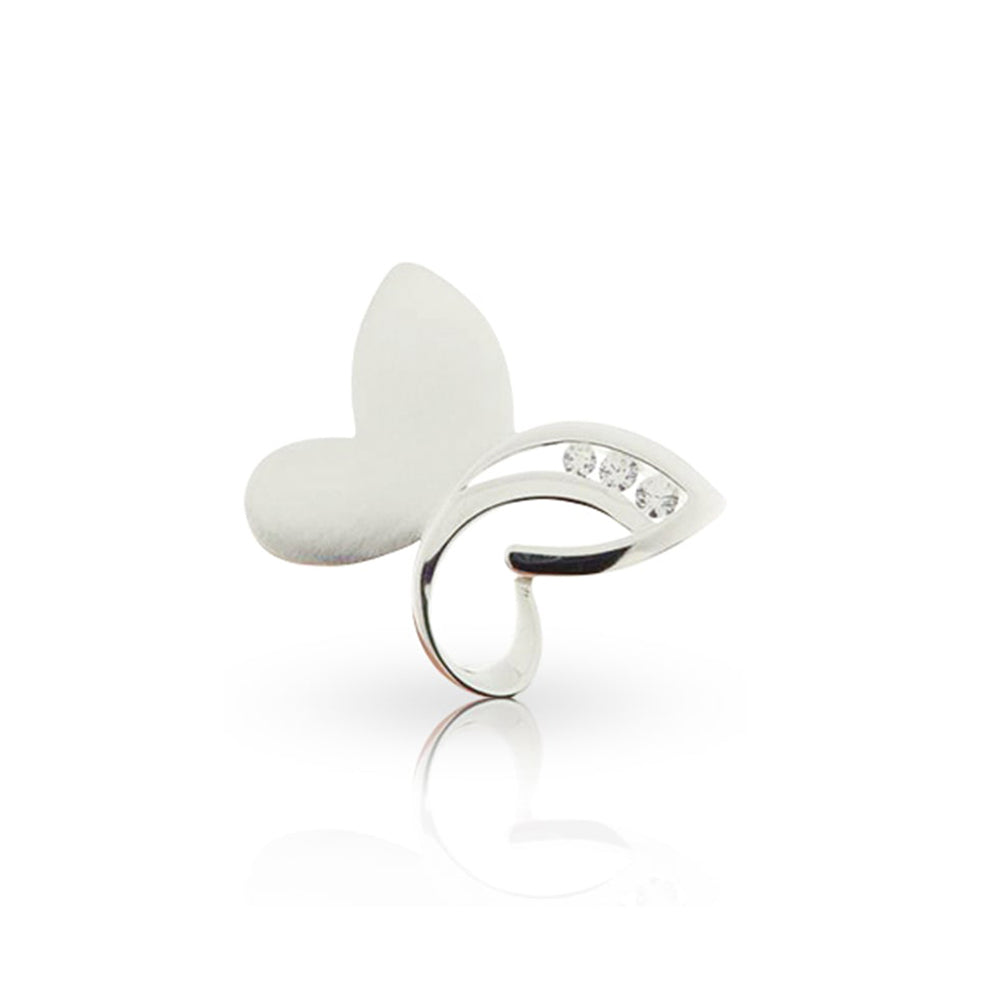 See You Vlinder ashanger mat en glanzend in zilver – RL-005 – afbeelding 1