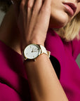 Rosefield horloge RMBLG-R04 Pearl Edit Butter Gold - PansiteNederland.nl