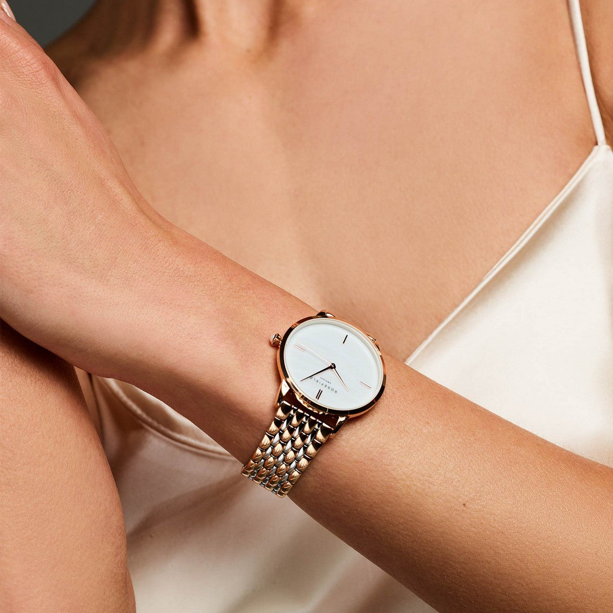 Rosefield horloge RMRSR-R03 Pearl Edit Duotone - PansiteNederland.nl
