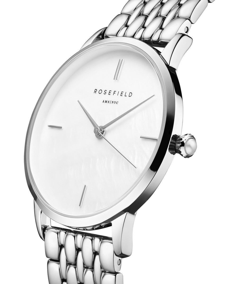 Rosefield horloge RMSSS-R02 Pearl Edit Silver - PansiteNederland.nl