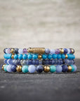 Rebel & Rose Armband Turquoise Delight 4mm 18K Geelgoud Ionplated Unisex RR-40059-G - PansiteNederland.nl