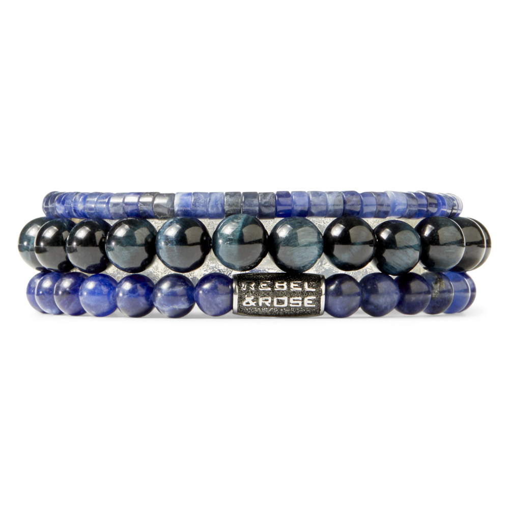 Rebel & Rose No Balls Please 4mm Armband RR-40080-S – Blauw