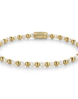 Rebel & Rose Armband Pearl Gemeets Yellow Gold 4mm 18K Geelgoud Ionplated Unisex RR-40127-G - PansiteNederland.nl