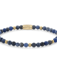 Rebel & and Rose - Armband - Midnight  Blue - 18 ct yellow gold ionplated - 4mm Armband - RR-40129-G Dames - PansiteNederland.nl