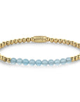 Rebel & and Rose - Armband - Bluekyeets Yellow Gold - 4mm - RR-40137-G Dames - PansiteNederland.nl