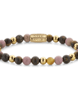 Rebel & and Rose - Armband - Winter Glow - 18 ct yellow gold ionplated - 6mm Armband - RR-60060-G Dames - PansiteNederland.nl