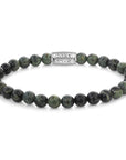 Rebel & and Rose - Armband - Green Rocks - 6mm Armband - RR-60139-S Heren - PansiteNederland.nl