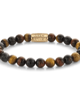 Rebel & and Rose - Armband - Who's afraid of the Tiger Gold - 8mm Armband - RR-80088-G Heren - PansiteNederland.nl
