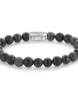 Rebel & and Rose - Armband - Green Rocks - 8mm Armband - RR-80107-S Heren - PansiteNederland.nl