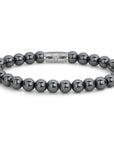 Rebel & Rose Armband Grey Silver Shine DV 8mm Hematiet RR-8DV04-S - PansiteNederland.nl