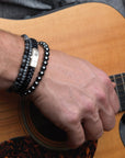 Rebel & Rose Armband Grey Silver Shine DV 8mm Hematiet RR-8DV04-S - PansiteNederland.nl