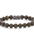 Rebel & Rose - Armband Bronzite Brown 925 - 8mm RR-8S003-S - PansiteNederland.nl