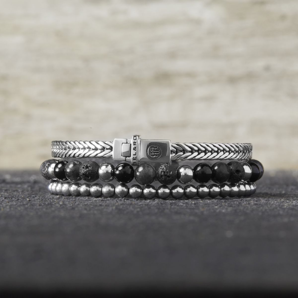 Rebel & Rose Sterling Silver Line Armband RR-BR025-S – Zilver