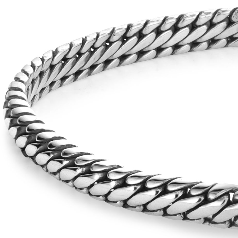 Rebel & Rose Sterling Silver Line Armband RR-BR028-S – Zilver