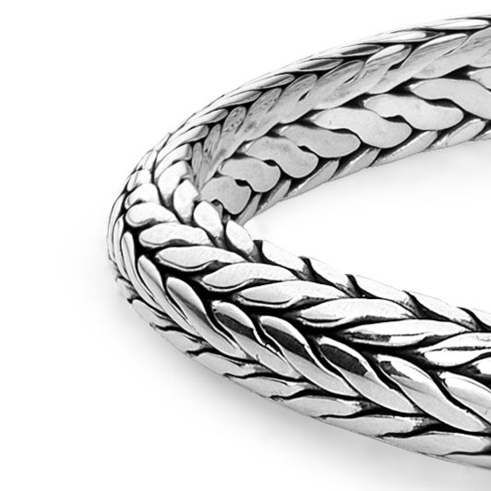 Rebel & Rose Sterling Silver Line Armband RR-BR030-S – Zilver