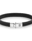 Rebel & and Rose - Armband - Small Braided Apollo Black - RR-L0172-S Unisex - PansiteNederland.nl
