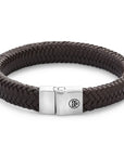 Rebel & and Rose - Armband - Fulletal Herringbone Brownatt Armband - RR-M0022-S Heren - PansiteNederland.nl
