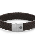 Rebel & and Rose - Armband - Fulletal Plaid Brownatt 15mm - RR-M0034-S Heren - PansiteNederland.nl