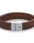 Rebel & and Rose - Armband - Fulletal Premium 15mm Vintage Brown - RR-M0048-S Heren - PansiteNederland.nl
