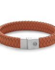 Rebel & and Rose - Armband - Fulletal Premium 12mm Orange - RR-M0051-S Heren - PansiteNederland.nl