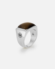 Rebel & Rose Ring Square Onyx Lowneck - RR-RG030-S - PansiteNederland.nl