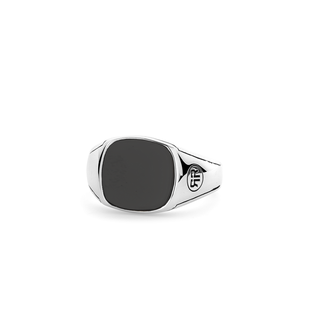 Rebel & Rose Sterling Silver Rings Ring RR-RG038-S – Zwart