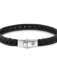 Rebel & Rose Mastery Collection Armband RR-L0182-S – Zwart RVS