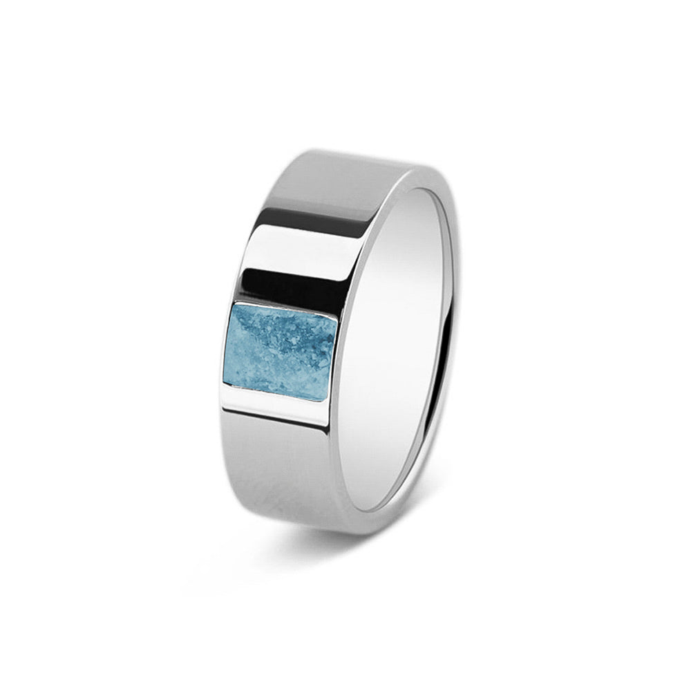 See You Plain Polished Ring - Steel - RS-008-Steel-EU47