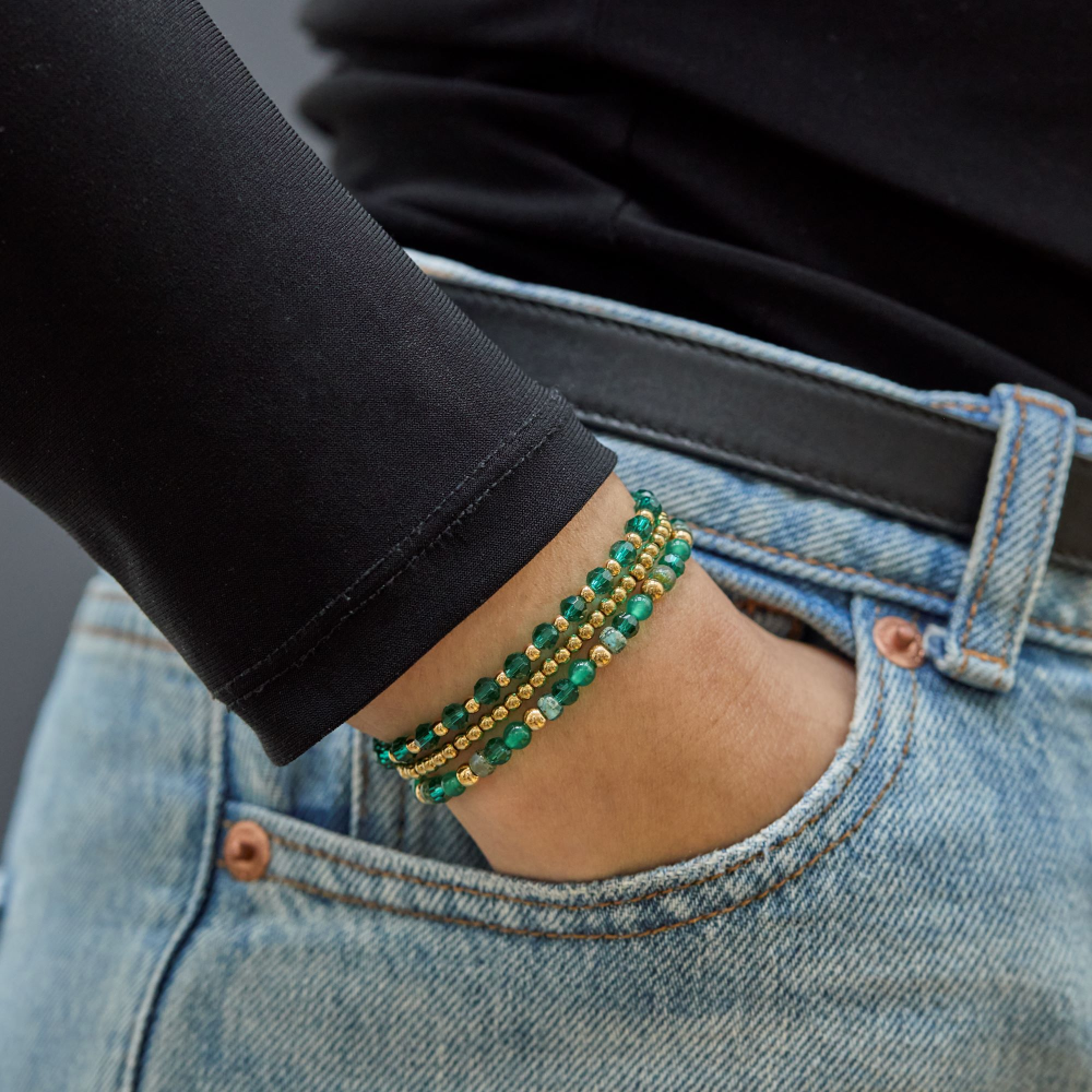 Rebel & Rose Armband RR-40166-G – Groen