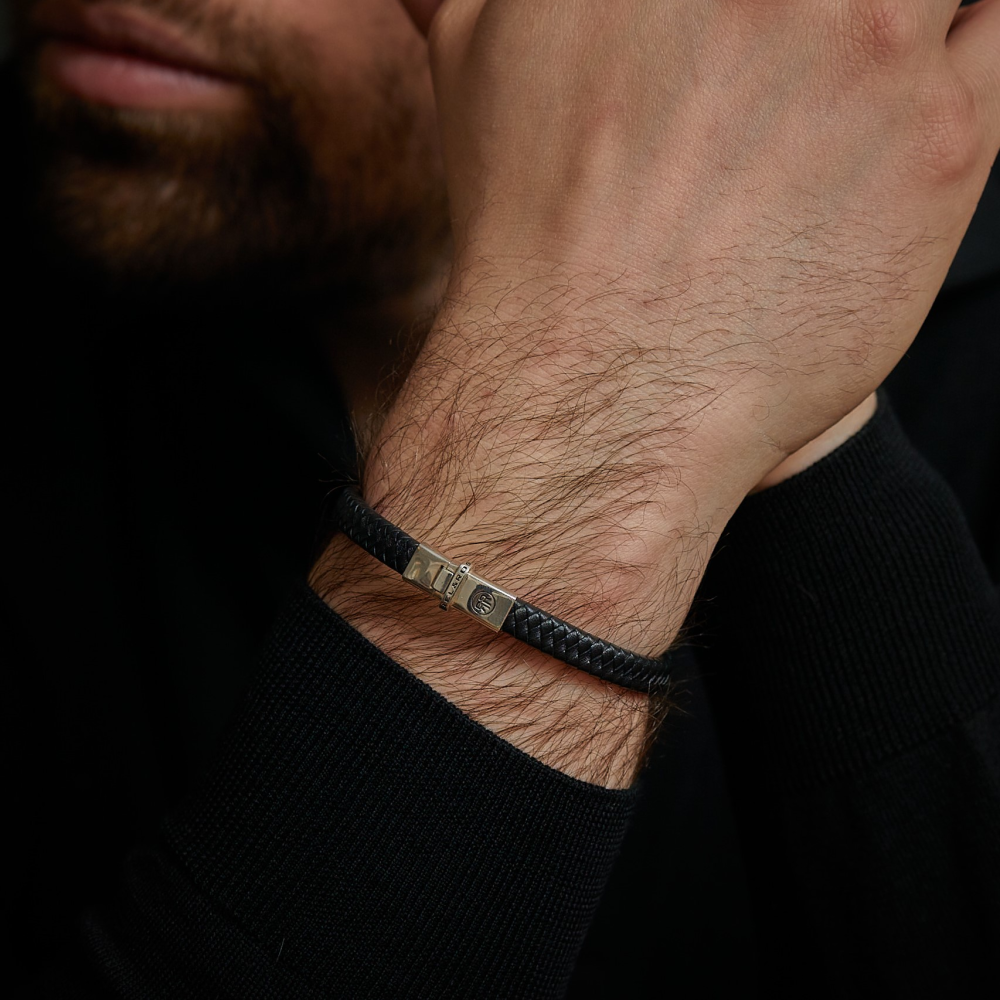 Rebel & Rose Absolutely Leather Armband RR-L0139-S – Zwart