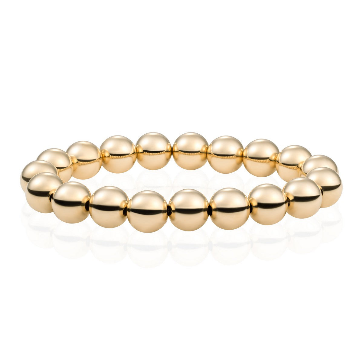 Sparkling Jewels armband Gold plated Saturn Extra Large - 10mm SB-G-10MM-ADD, exclusief en kwalitatief hoogwaardig. Ontdek nu!