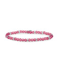 Sparkling Jewels armband Fuchsia Quartz Roundel Interstellar - Silver SB-GEM51-MIX-RDL - PansiteNederland.nl