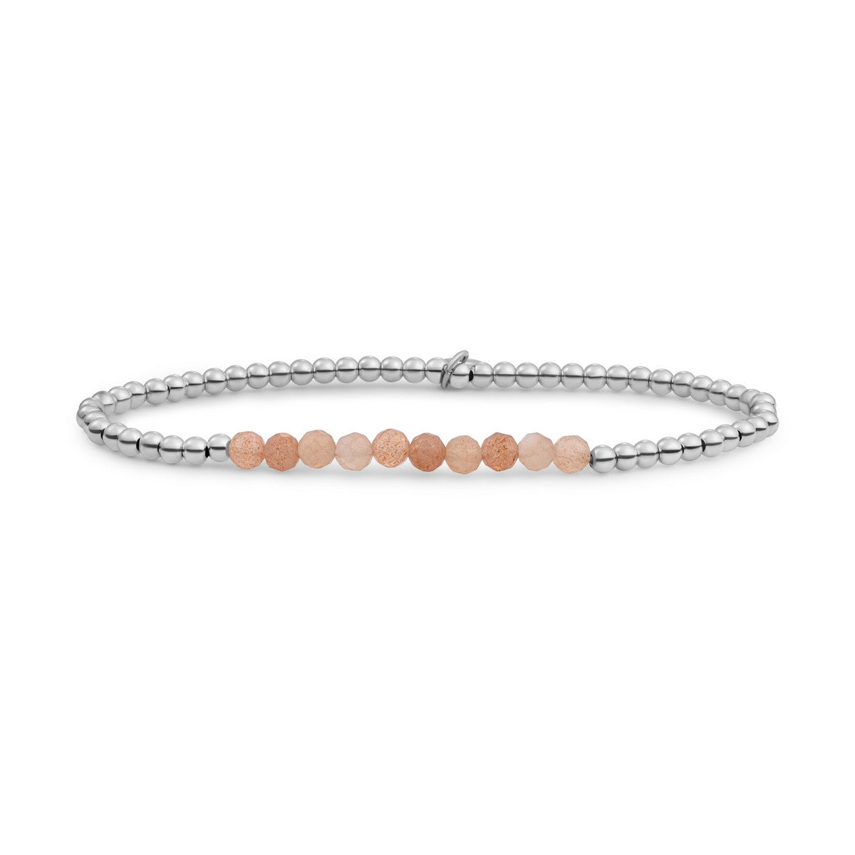 Sparkling Jewels Armband | Sunstone Universe - Silver 3mm SB-GEM58-3MM-LINE - PansiteNederland.nl