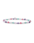 Sparkling Jewels armband Multi Gem Interstellar - Silver SB-MULTI01-3MM-MIX