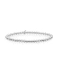 Sparkling Jewels Armband Silver Saturn Medium - 4mm SB-S-4MM-ADD